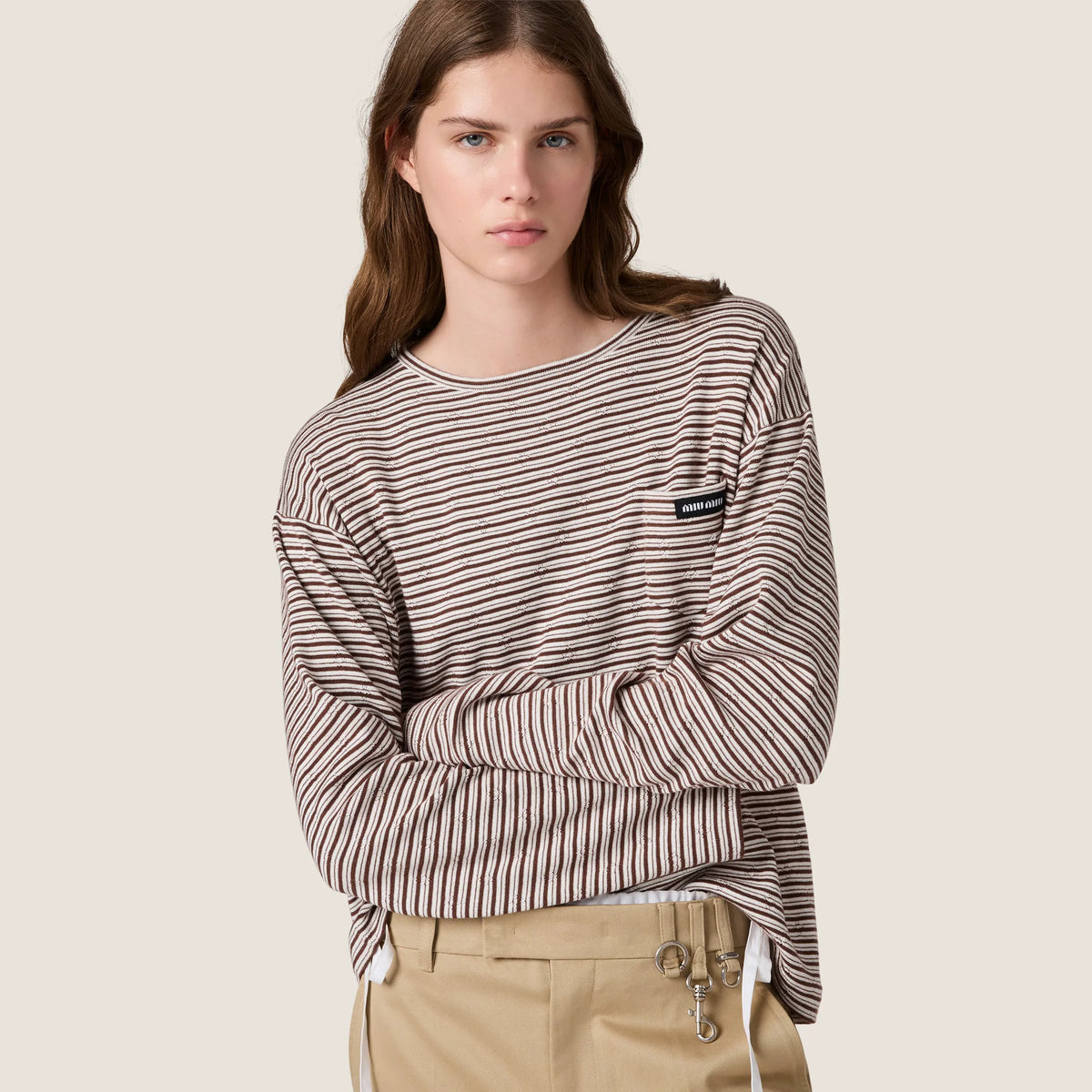 White/Cocoa Brown