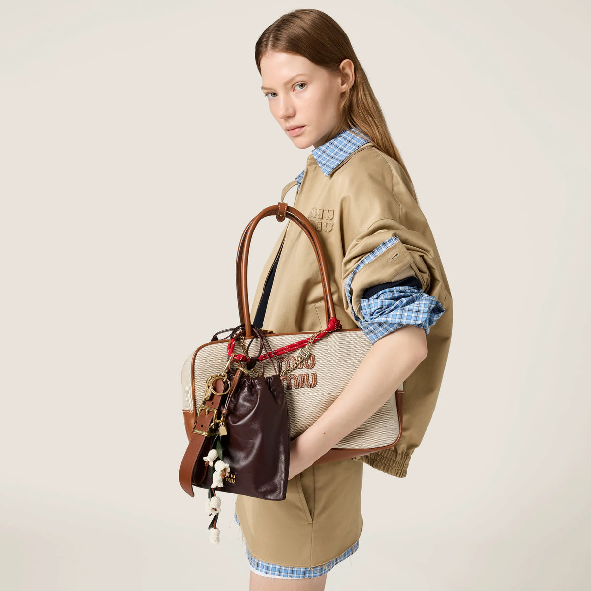 Beige/Brandy