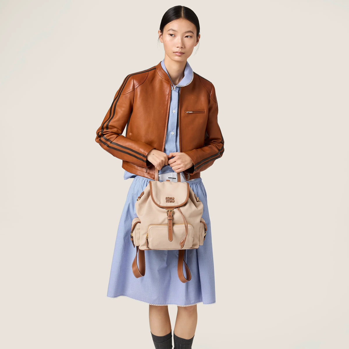 Cord Beige/Brandy
