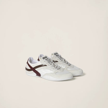 White/Burgundy
