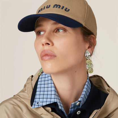 Khaki/Royal blue