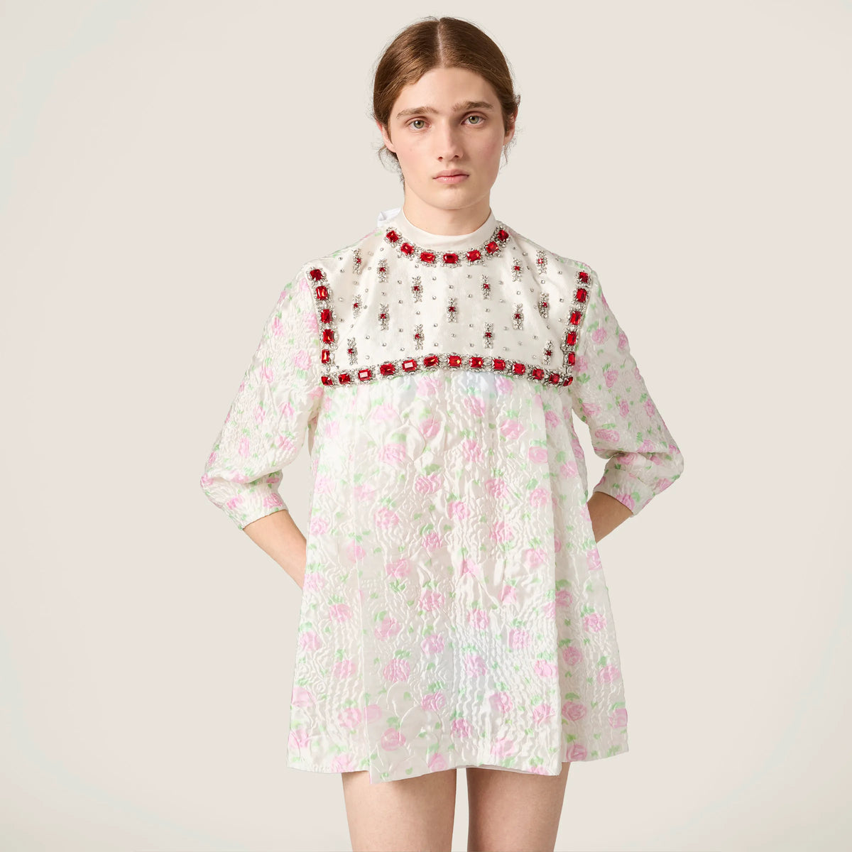White/ Pink