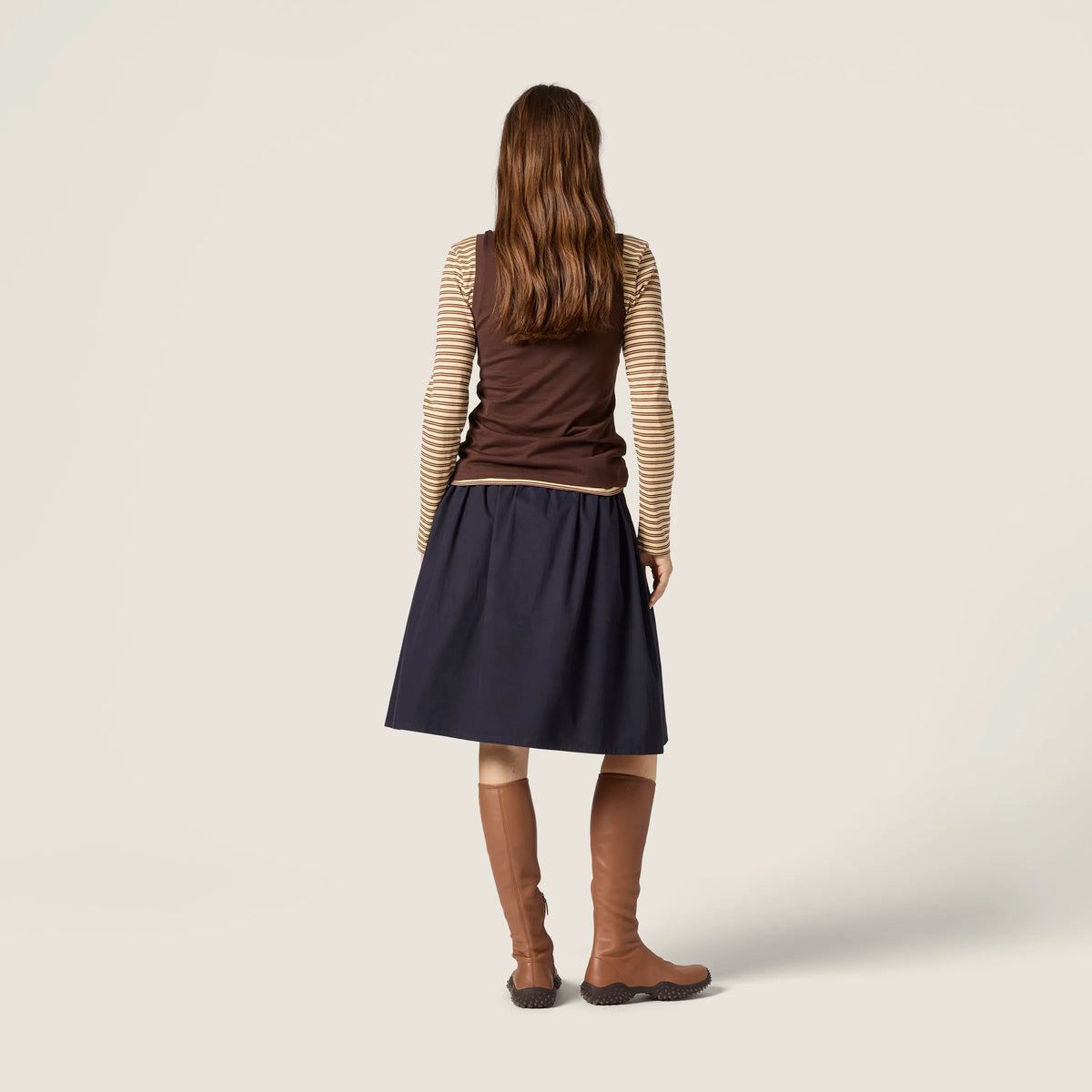 Cream/Cocoa Brown