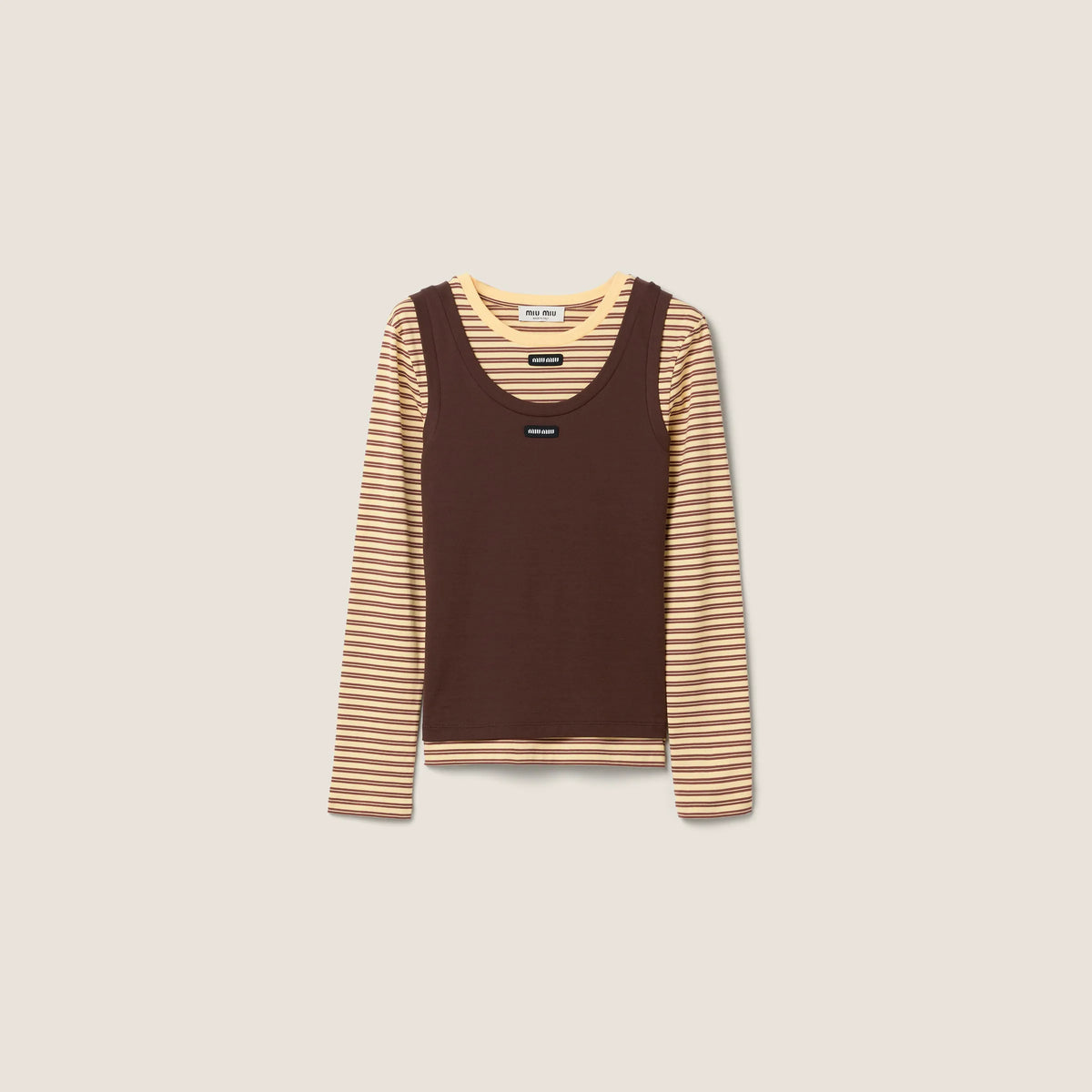 Cream/Cocoa Brown