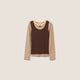 Cream/Cocoa Brown