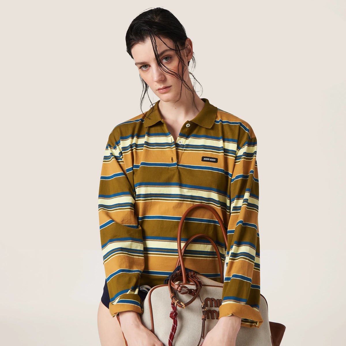MUSTARD/CREAM/BLUE