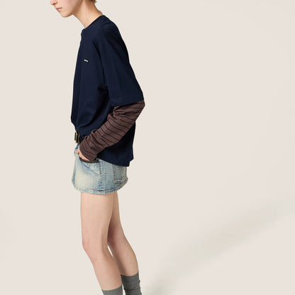 Blue/Cocoa Brown