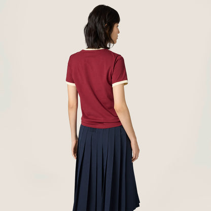 Amaranth/Chalk White
