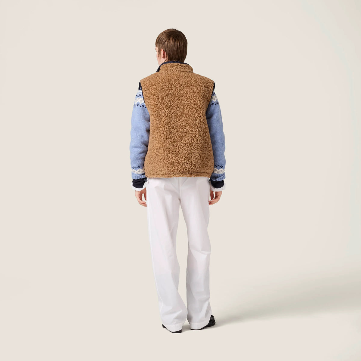 Camel/Royal Blue