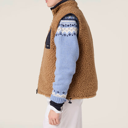 Camel/Royal Blue
