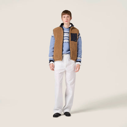 Camel/Royal Blue