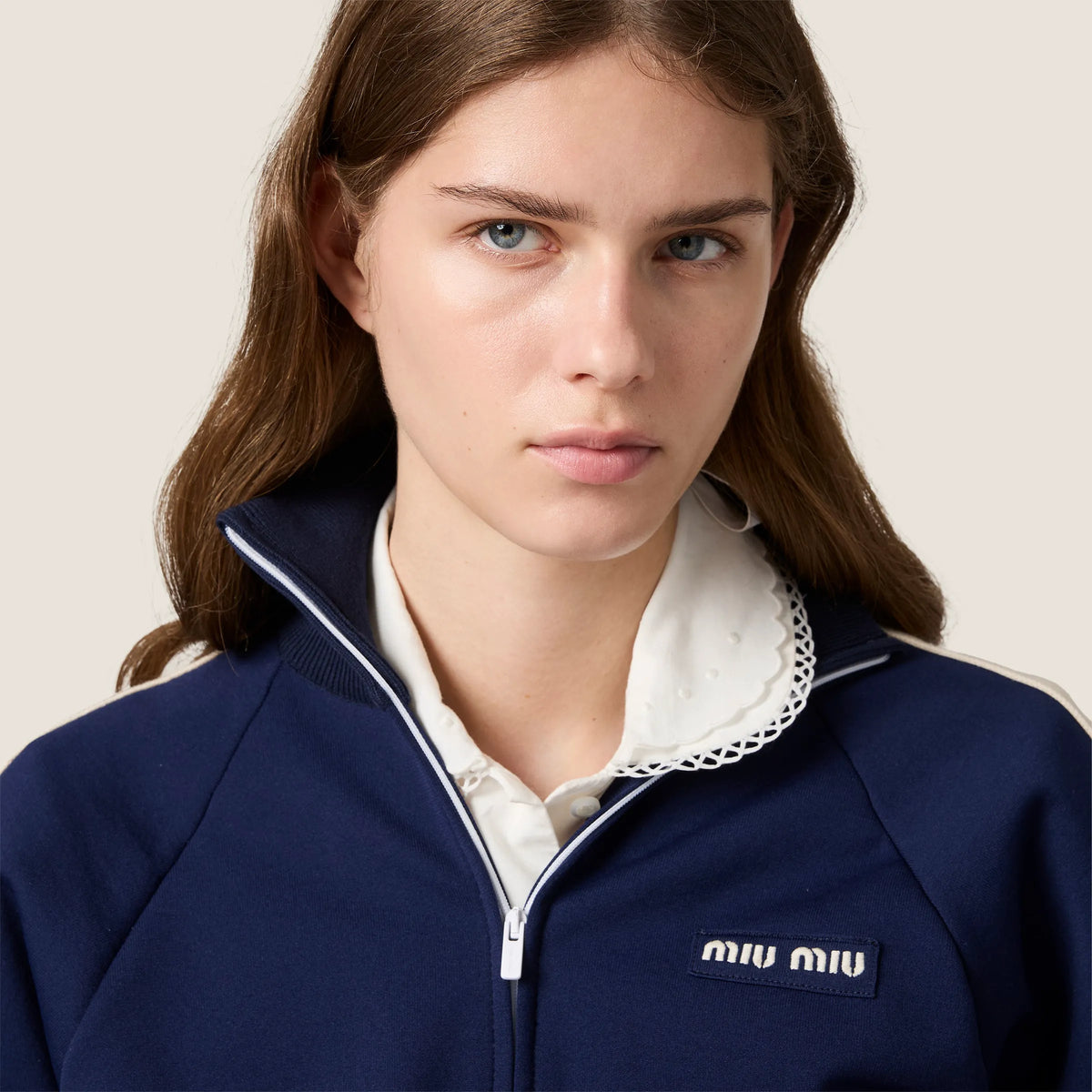 Blue/Ivory