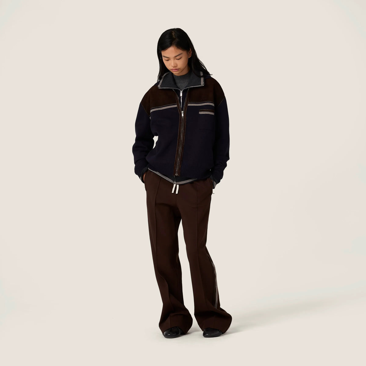 Blue/Cocoa Brown