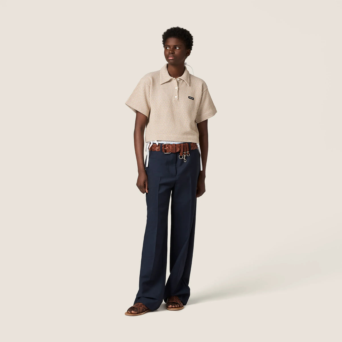 White/Camel Brown