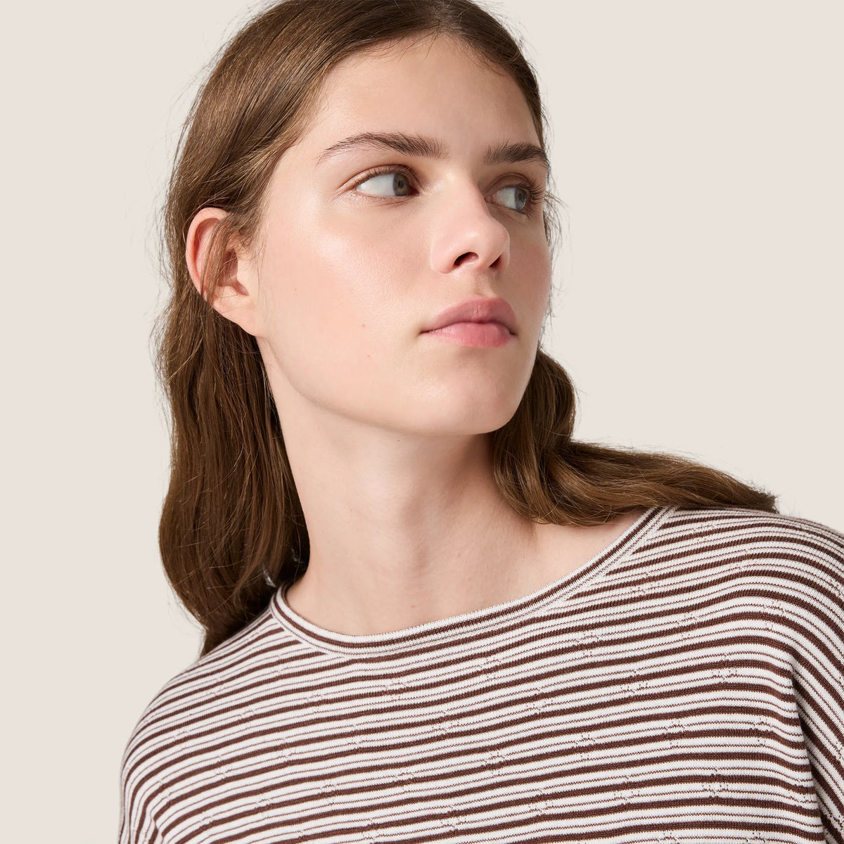 White/Cocoa Brown