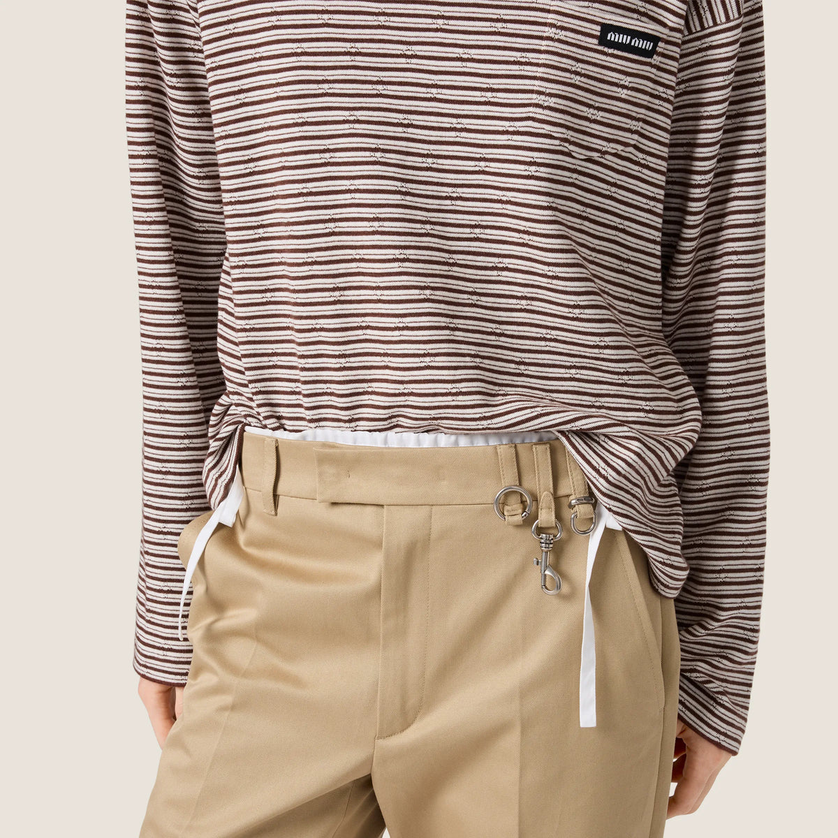 White/Cocoa Brown