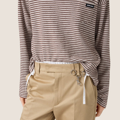 White/Cocoa Brown