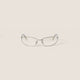 Silver gradient transparent lenses