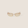 Silver gradient yellow lenses