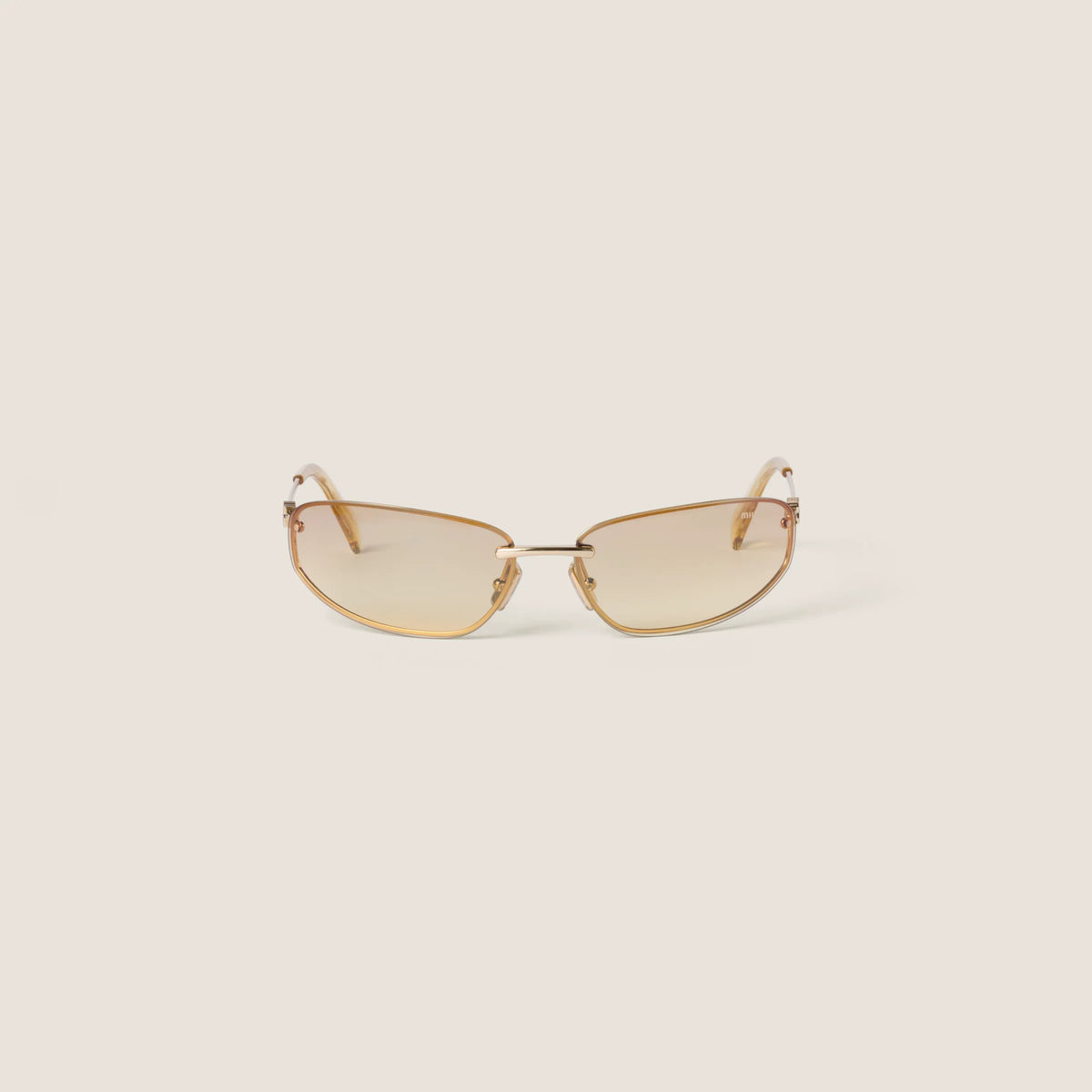 Silver gradient yellow lenses
