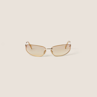 Silver gradient yellow lenses
