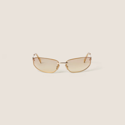 Silver gradient yellow lenses
