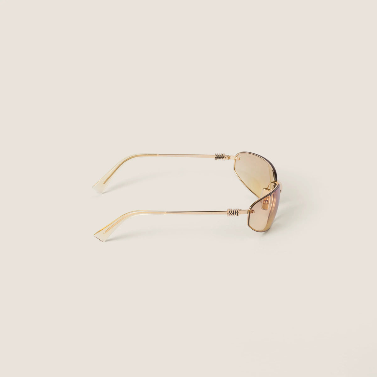 Silver gradient yellow lenses